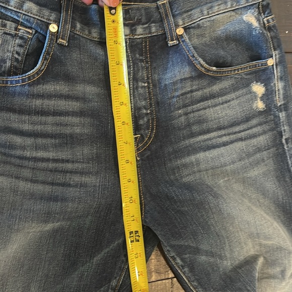 7 for all mankind boyfriend Jean size 31 worn once, whispered denim - Picture 9 of 12